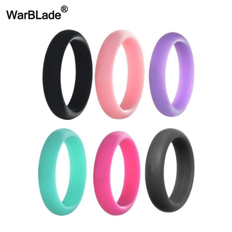 WBL New 5mm Food Grade FDA Silicone Finger Rings For Women Wedding Rubber Bands Hypoallergenic Flexible Sports Silicone Ring