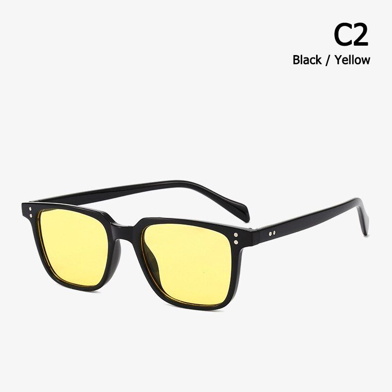 JackJad 2021 Fashion Cool NDG SUN Style Square Sunglasses Vintage Rivets Two Dots Brand Design Sun Glasses Oculos De Sol 3246