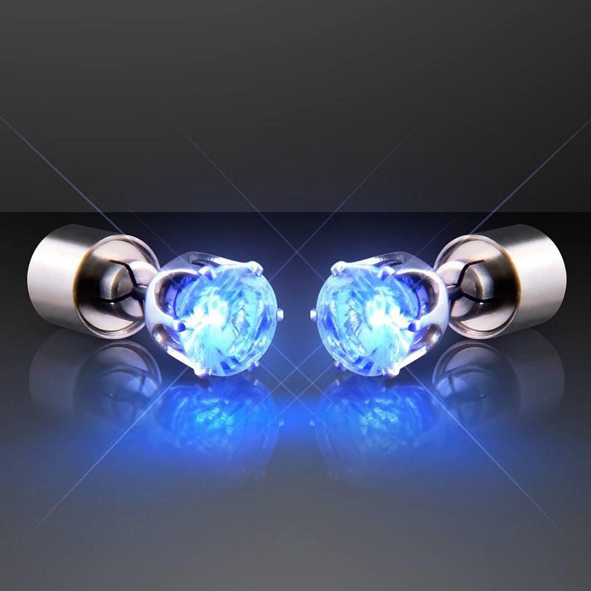 LED CZ earrings Hoop Earrings -2pc
