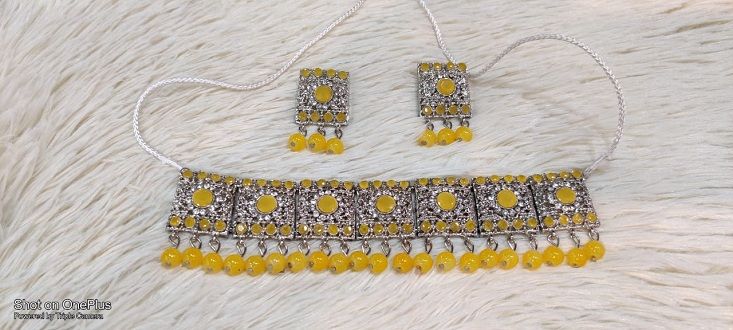 Indian Jaypuri Traditional Choker Set - Necklace For Girls - Necklace For Girls