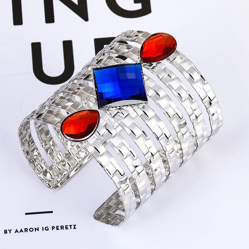 FLDZ Fashion Metal Bangle For Women Trendy Hollowed Bracelet Pattern Opening Bangles Gift Jewelry Accessories