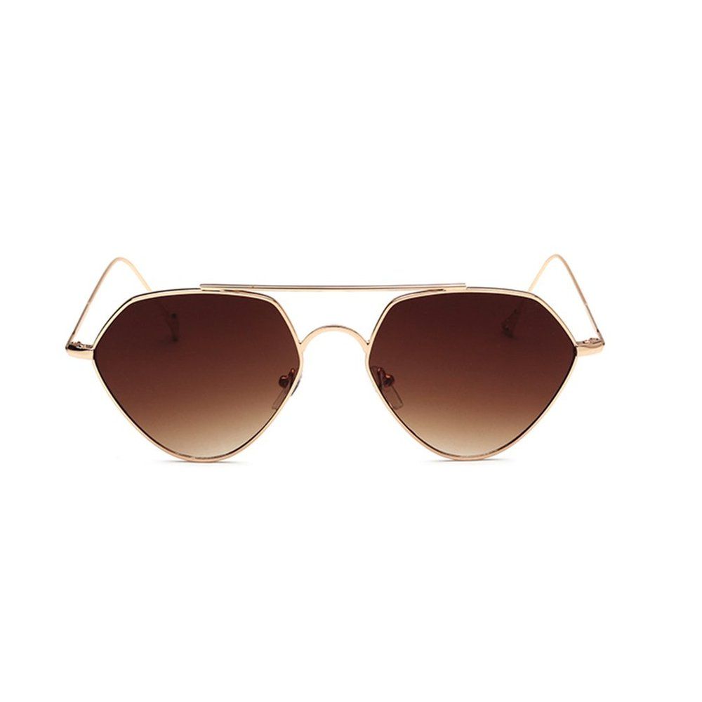 European American Fashion Men Women Metal Frame Sunglasses UV400 Protective Outdoor Travel Vintage Driving Eyewear Sunglasses