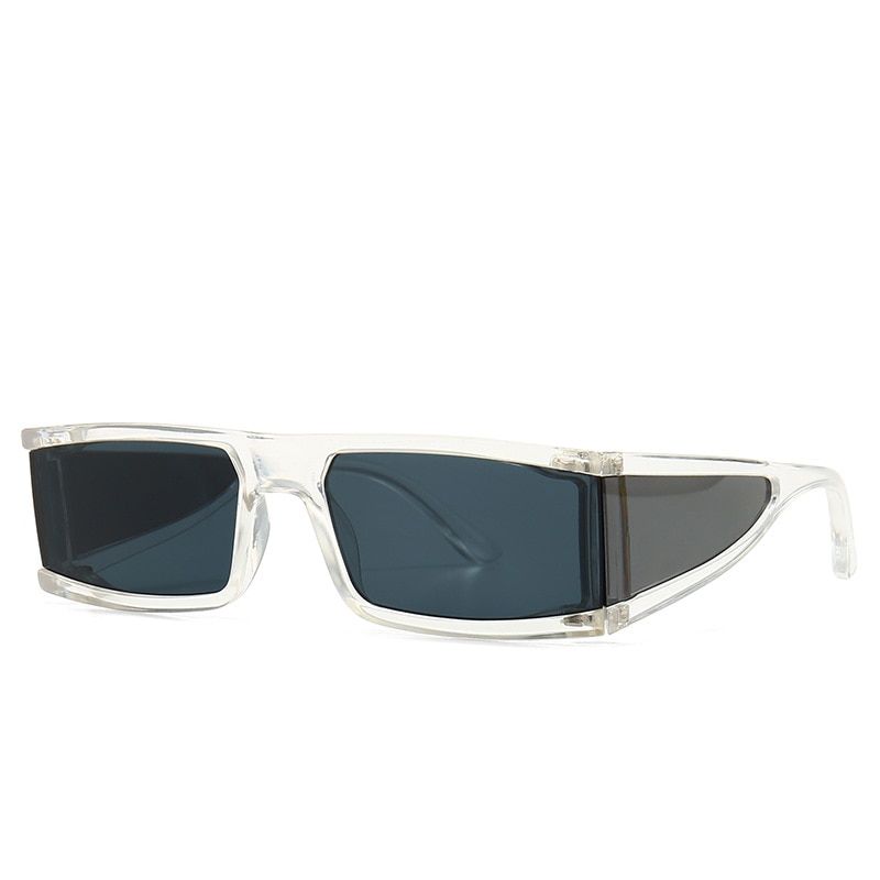 46198 Oversized Rectangle Personality Sunglasses Men Women Fashion UV400 Glasses