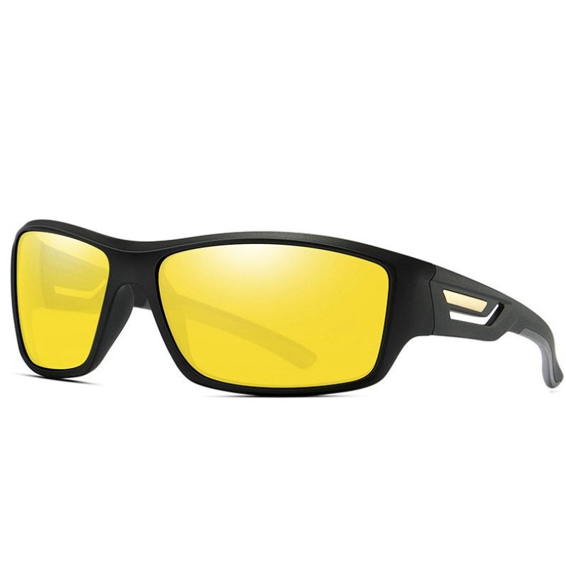 CSUltralight Frame Polarized Sunglasses Men Fashion Sports Style Square Sun Glasses Male Outdoor Travel UV Goggles