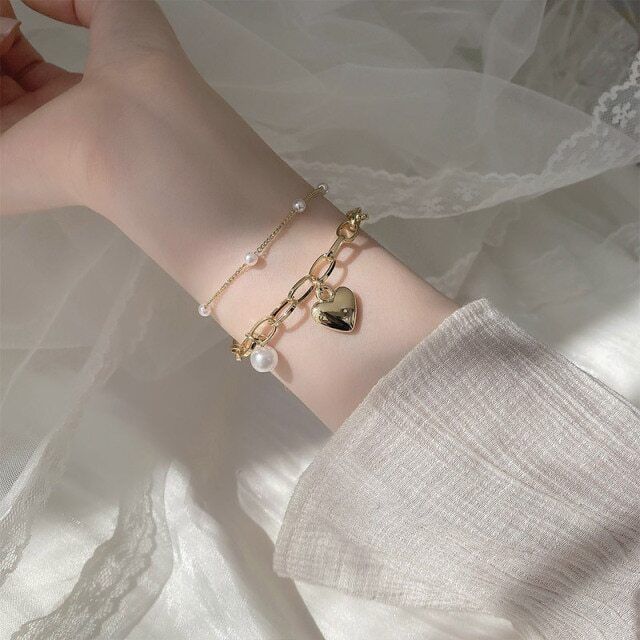 Fashion Pearl Bracelet Summer Anklet Bracelet for Women