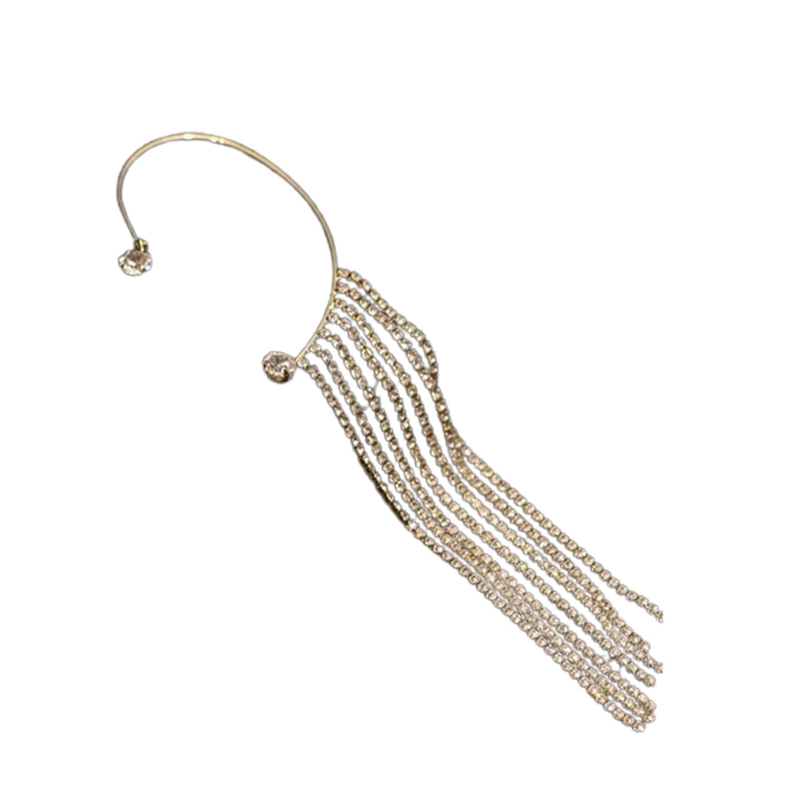 Women Earring All Match C Shape Electroplating Clip Earring