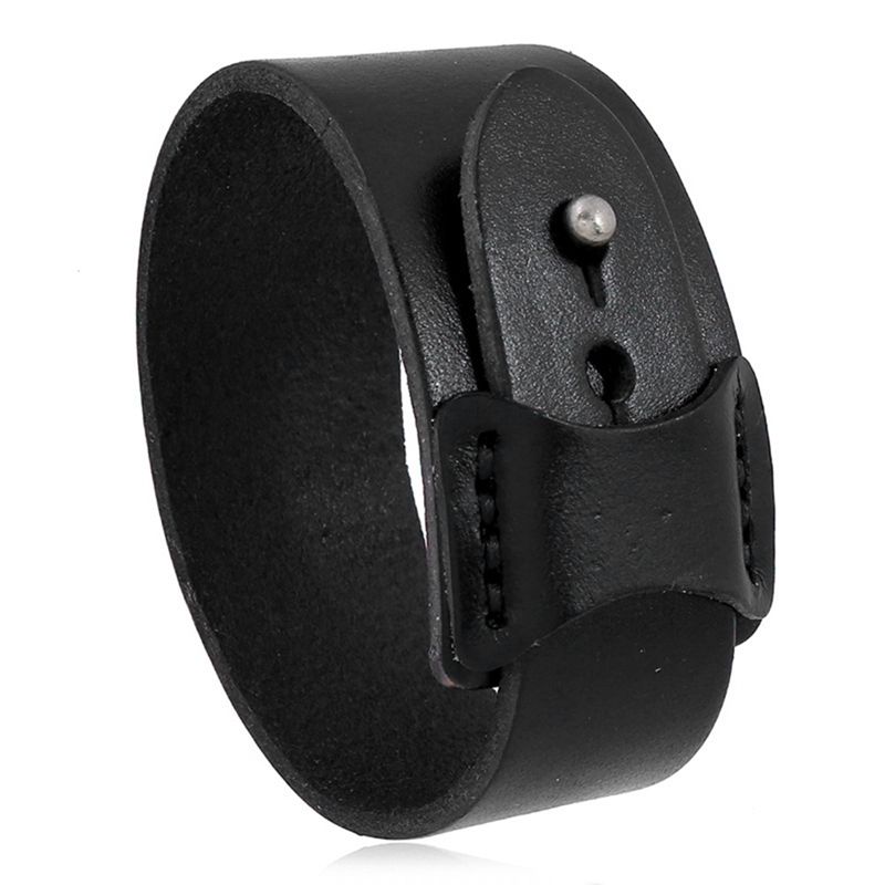 Retro Simple Leather Bracelet Bracelet Black