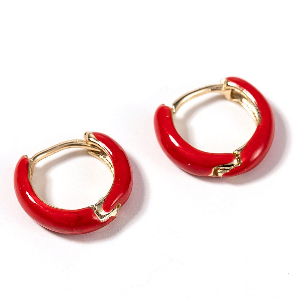 2020 New Women Cute Earrings Rhinestone Ear Cuff Bohemian Single Ear Clip Flower Colorful Stud Earrings Small Crystal Earrings