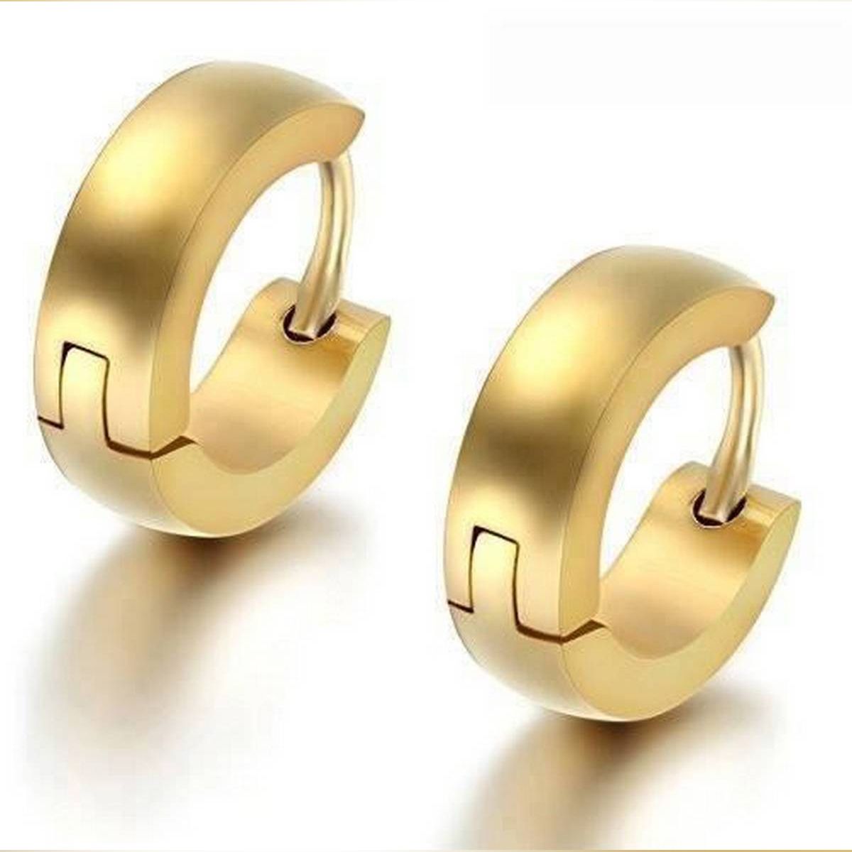 Metallic Plug Earrings For Men-2pc(null)