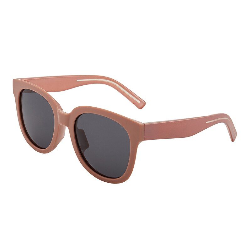 Pink GreySHAUNA Retro Cat Eye Polarized Sunglasses Women Enhanced Metal Hinge Cool Leopard Shades Men UV400