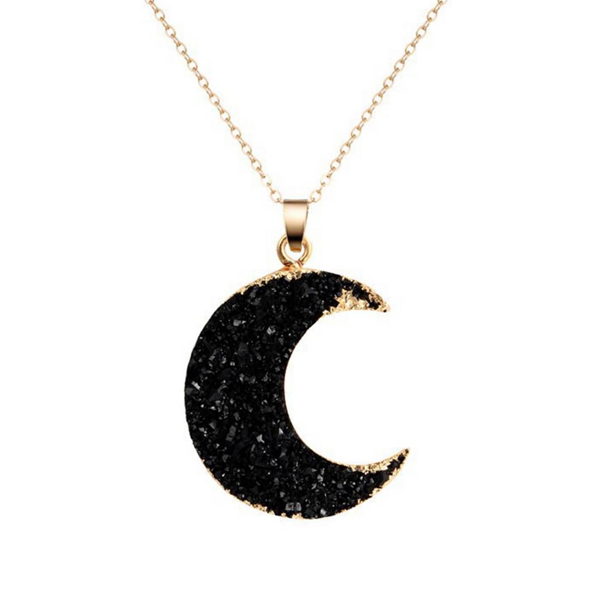 Fashion Women Crescent Moon Pendant Clavicle Chain Jewelry Gift