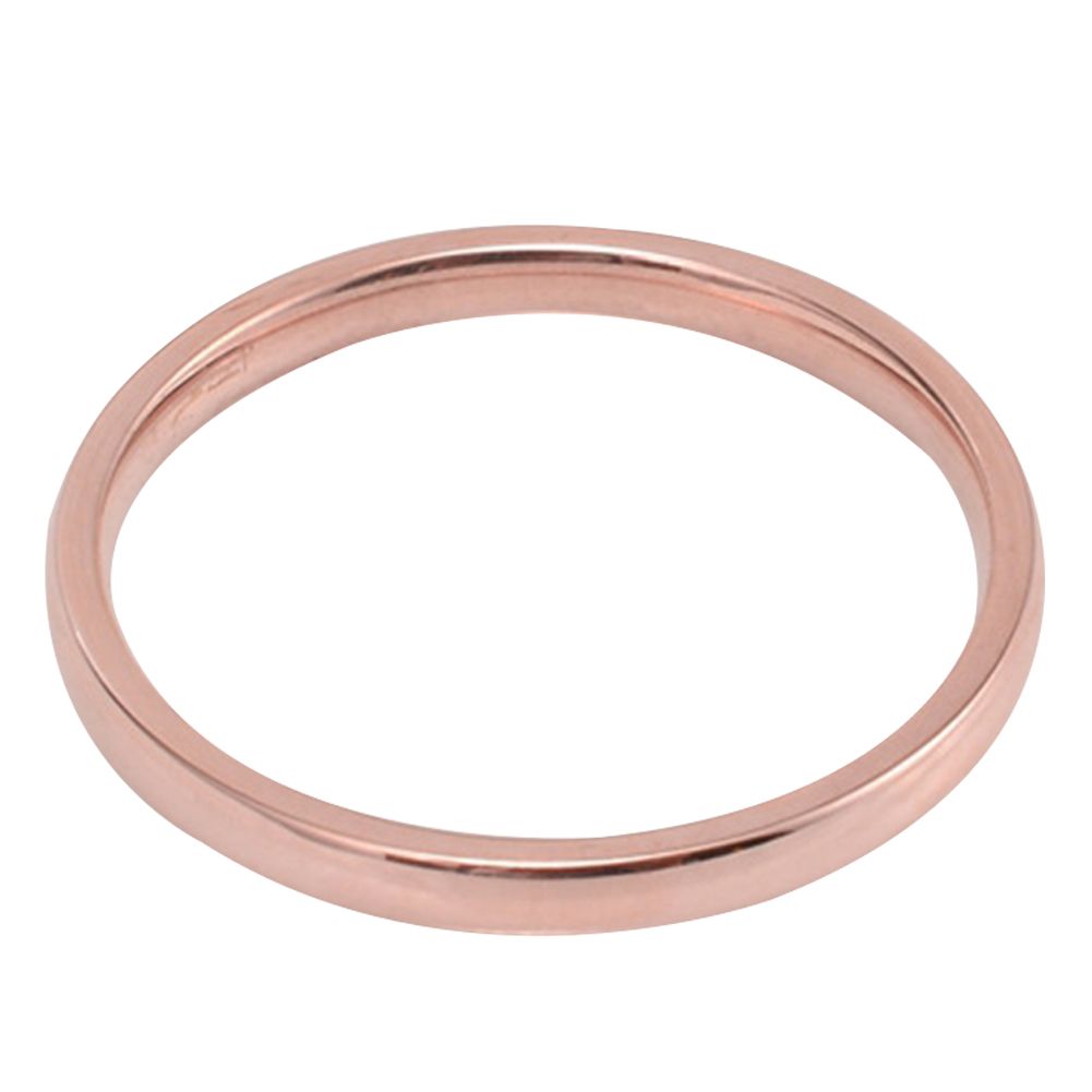Women Fashion Smooth Polished Titanium Steel Finger Ring Wedding Jewelry Gift