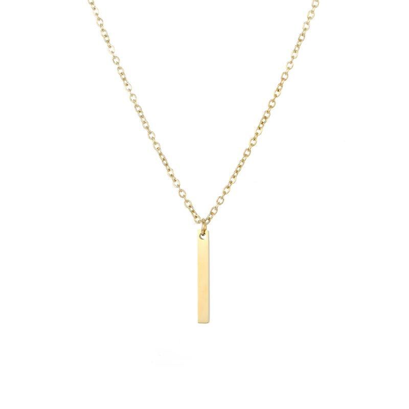 Visunion 316L Stainless Steel Necklace for Women Temperament Gold Color Chain Pendant Necklace Jewelry Drop Shipping New