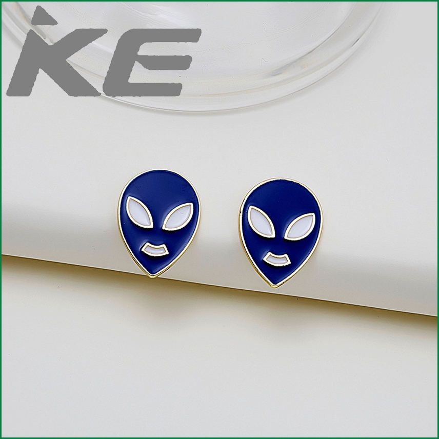 Personality Alien Shaped Earrings Women's Alloy Stud Earrings Jewelry for gilrs for women low price