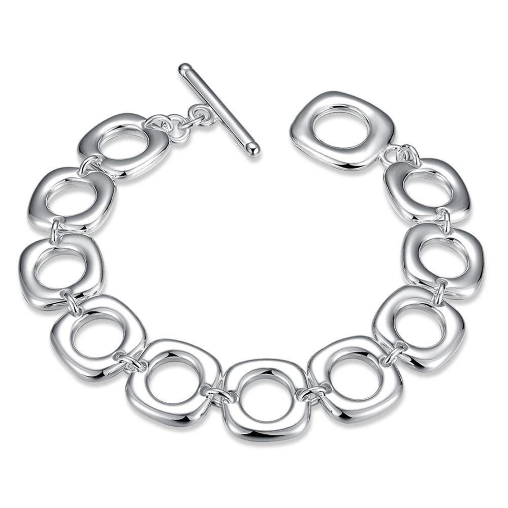 H106 Latest Women Classy Design silver color bracelet Factory Direct Sale