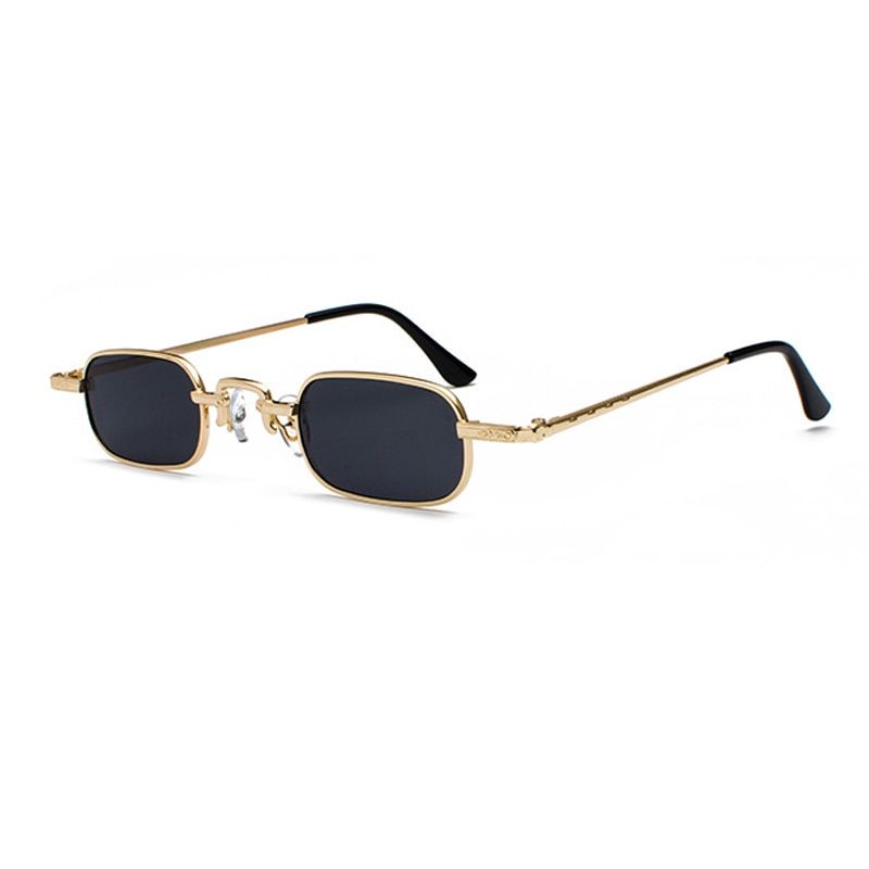 OEC CPO Vintage Square Sunglasses For Men Luxury Brand Designer Metal Sun Glasses Women Fashion Famous Brand Eyewear Gafas O87