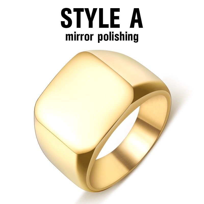 Beier new store 316L Stainless Steel ring Biker Ring for men High Polished Signet Solid fashion Jewelry LLBR8-177R