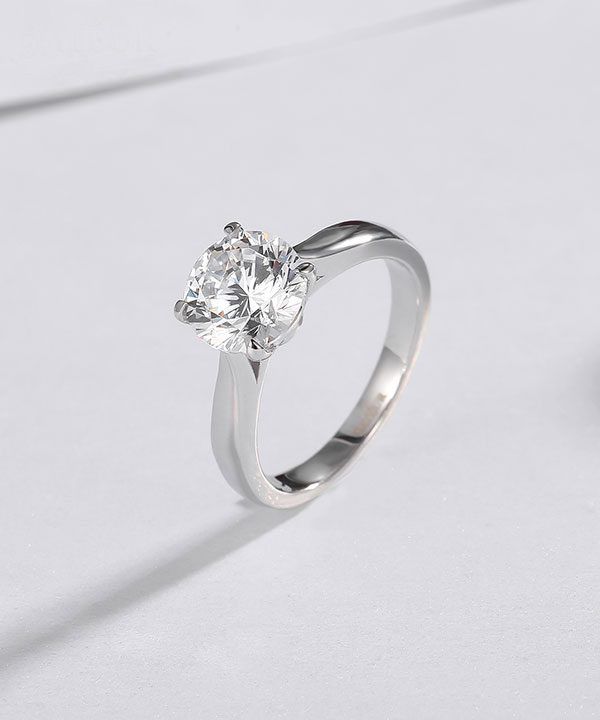 Shiny Zircon Ring 925 Wedding Ring - Ring For Girls