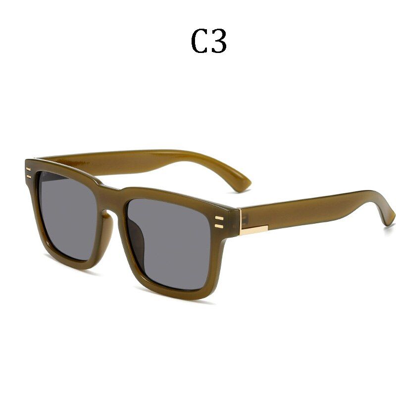 901 C32020 Luxury brand Square sunglasses women decoration men sun glasses Leopard for women men frame