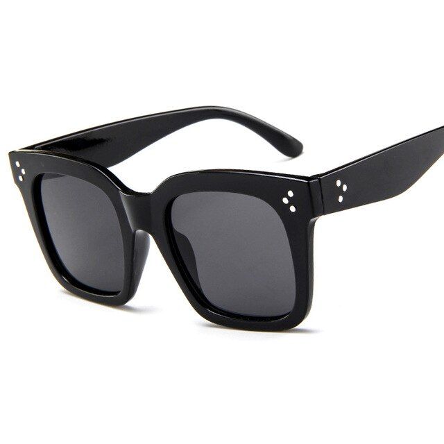 Black GrayYoovos 2019 Vintage Square Sunglasses Women Brand Designer Retro Mirror Fashion Sun Glasses Shades Lunette De Soleil Femme
