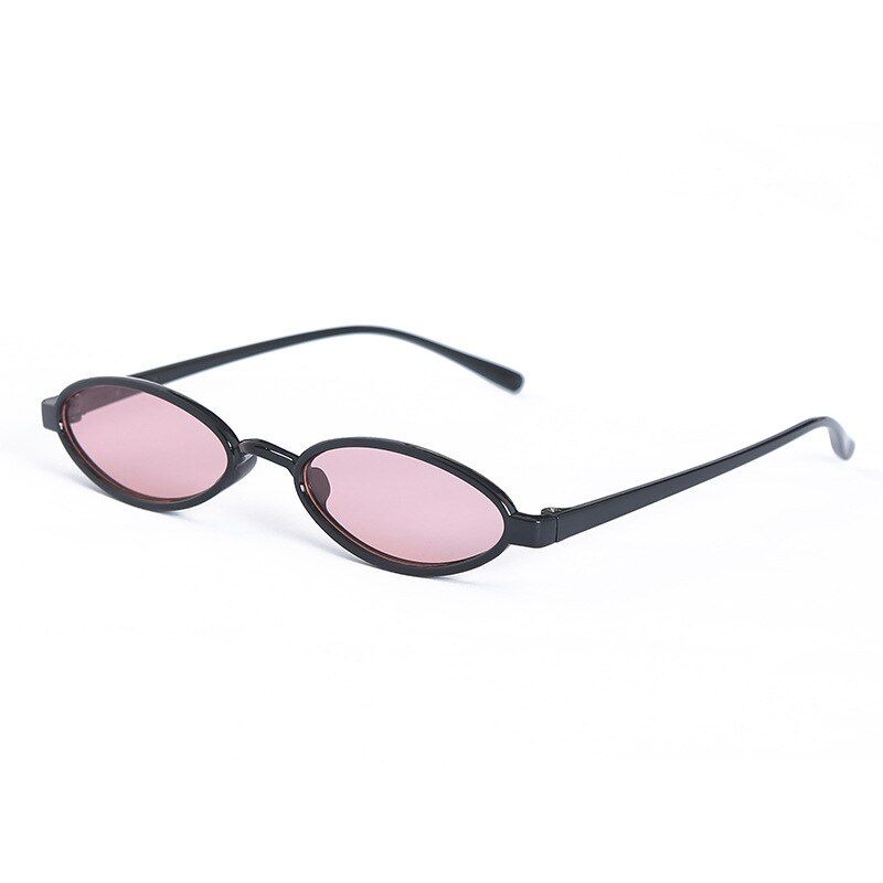 5Punk Oval Sunglasses Men Women Vintage Small Frames Sun Glasses High Quality Resin Lens Eyewear Shade Eyeglasses