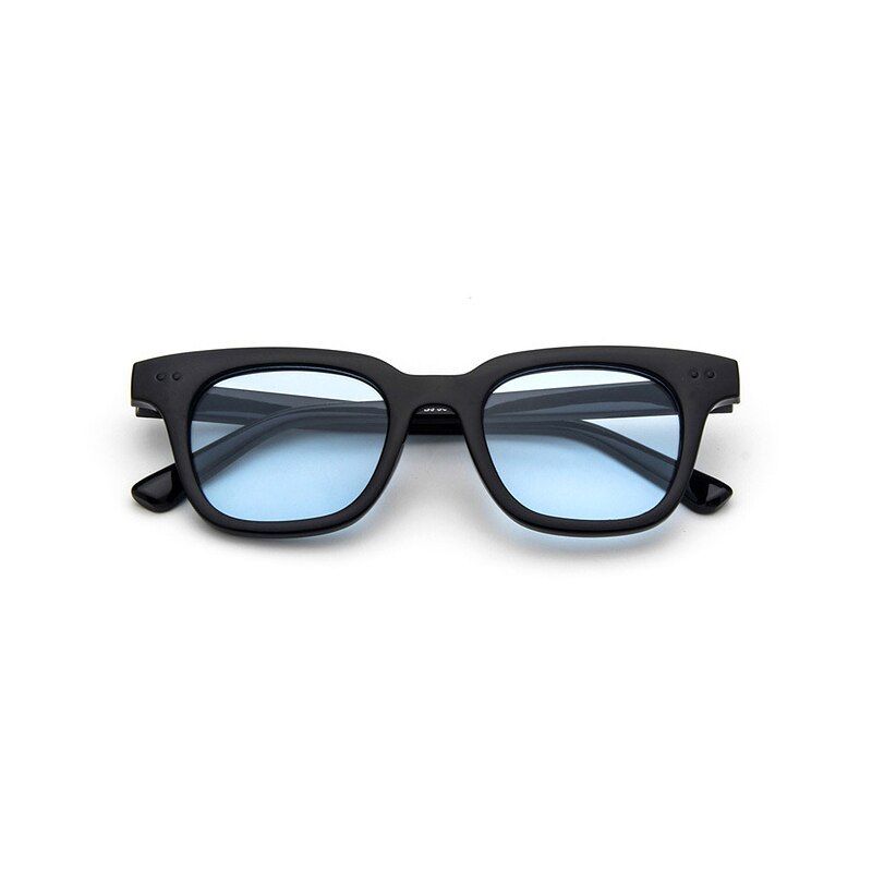 C2blueRetro Square Sunglasses Women Mens Purple Blue Yellow Candy Color Lens Sunglass Women Goggles Glasses Shades Lunette Oculo