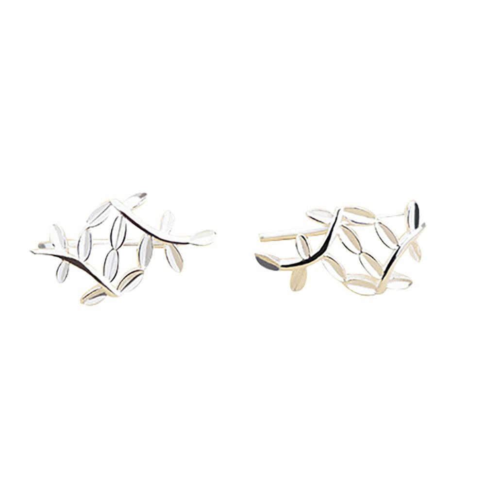 Refreshing Leaves Hook Earrings Piercing Ear Decor Dating Women Jewelry Gift