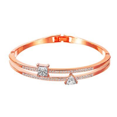 Korean version of the best-selling wild love geometric bracelet fashion watch accessories to send girlfriends birthday gifts