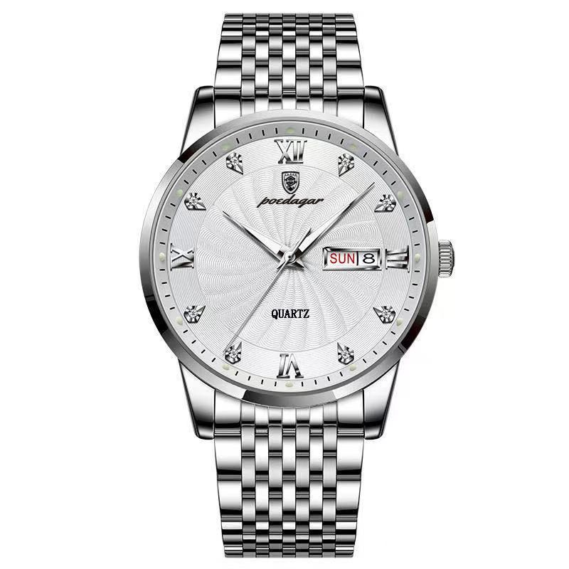 New Men's Watch Male Student Luxury Trend Fashion Luminous Quartz Watch