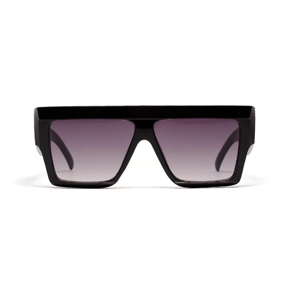 Black MultiXojoX Flat Top Oversized Sunglasses Women Men Brand Designer Pink Blue Sun Glasses Retro Male Female Goggles Shades UV400 Mrrior
