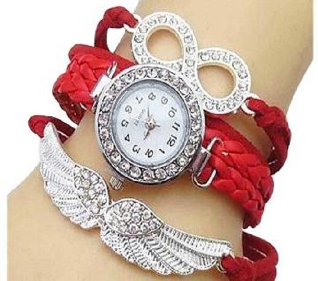 Bracelet Watch for Women- Red