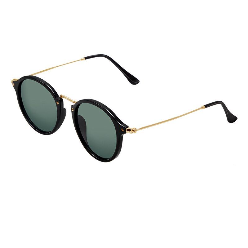 C4JZU 2020 Arrival Round Men Sunglasses women Brand Designer Vintage Quality Eyewear retro Mirror fashion Sunglasses Women