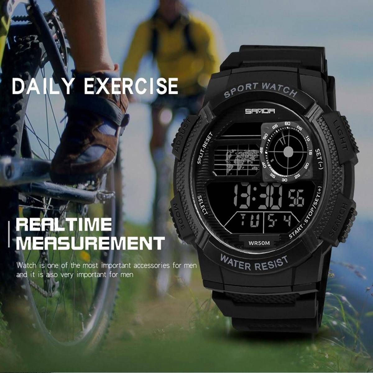 SANDA Men's Sport Electronic Watch