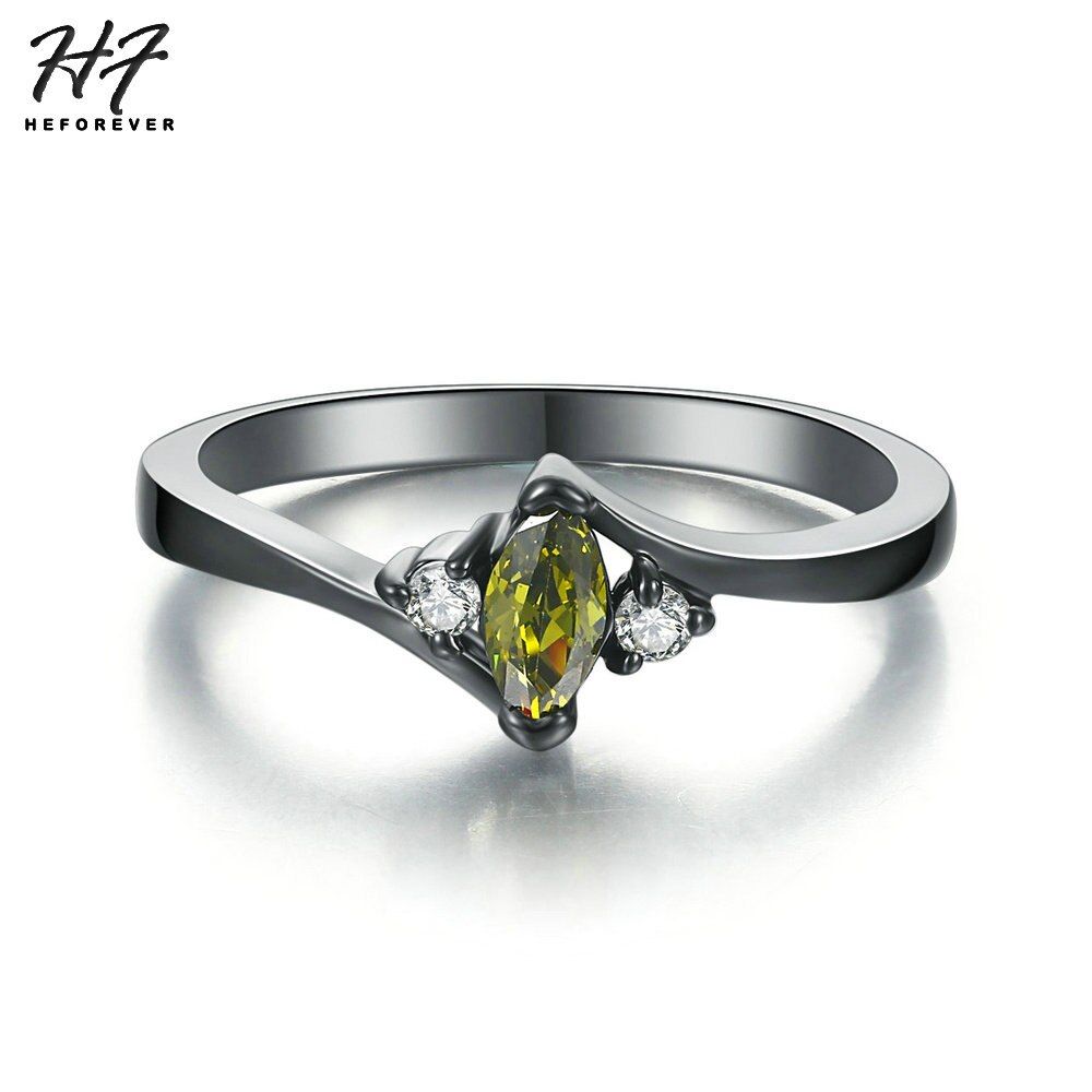 Trendy Multicolor Rings For Women Optional Simple Oval Cubic Zircinia Rose Gold Color Wedding Gift Fashion Jewelry R797 R804