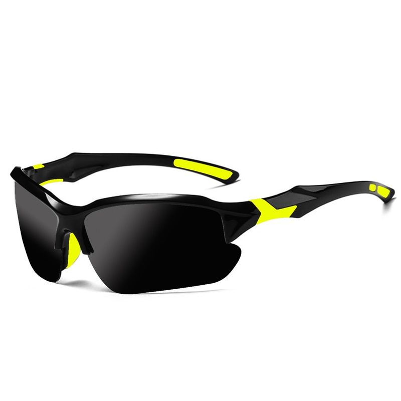 VIAHDA NEW  Design Polarized Sunglasses Men Driving Shades Male Sun Glasses For Men Mirror Goggle UV400-C2