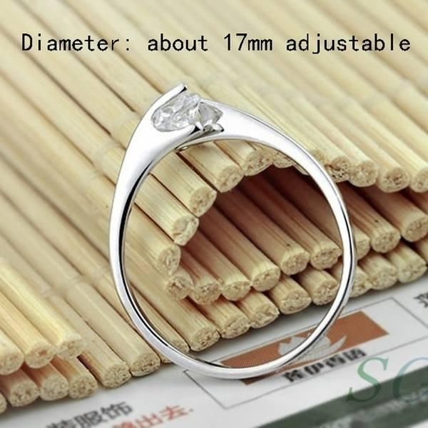 Silver Alloy Finger Ring for Women
