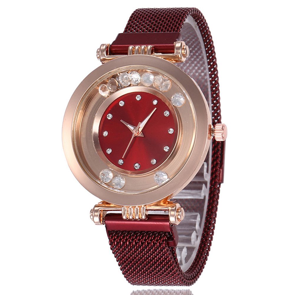 Women Fashion Magnet Crystal Delicate Quartz Watch