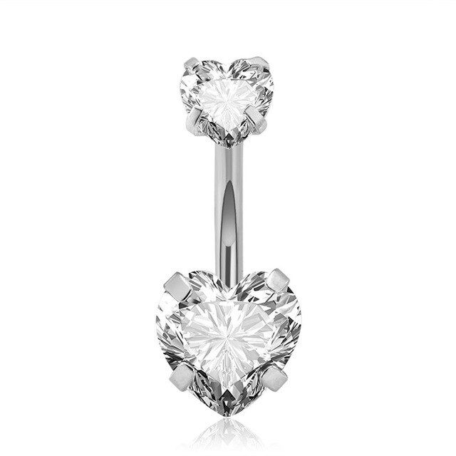 1pc Sexy Dangling Navel Belly Rings Belly Piercing Crystal Steel Woman Jewelry Barbell Women Accessories