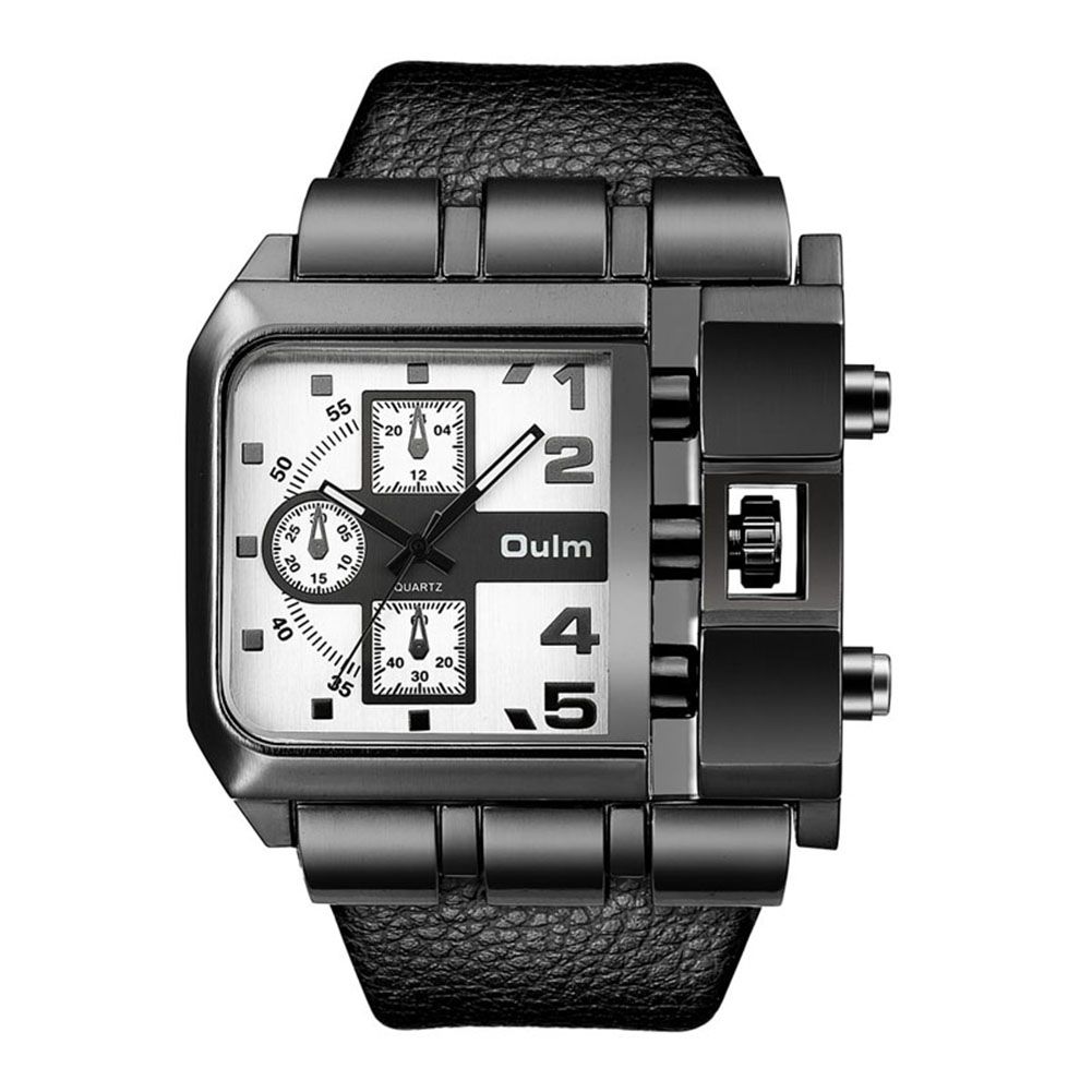 Fashion Rectangle Watch Quartz Movement Casual Wristwatch