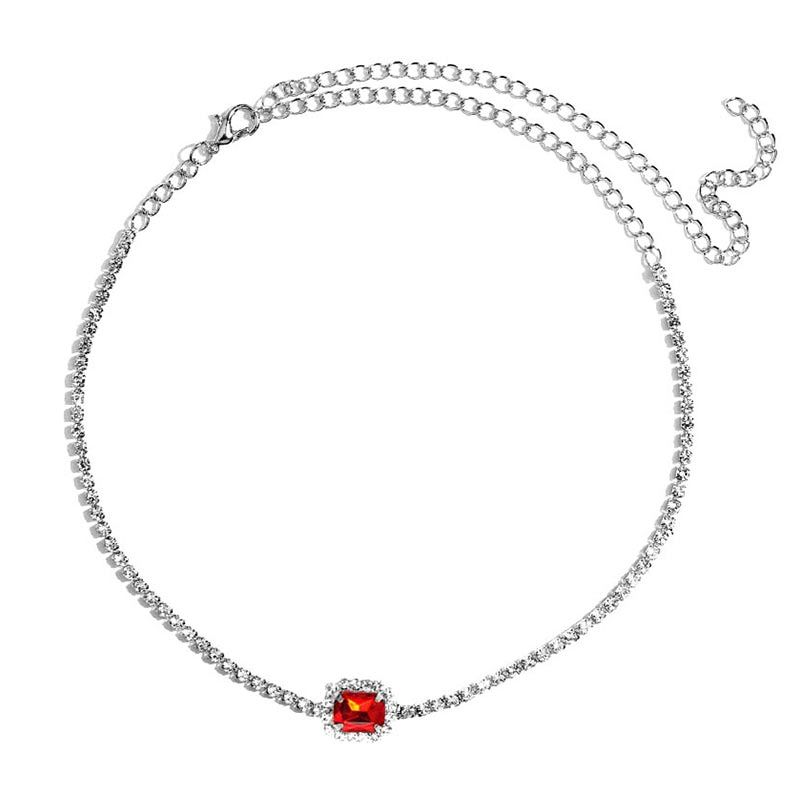 Kasajewel Gold Silver Color Butterfly Pendant Necklace Female Shiny Crystal Clavicle Chain Fashion New Design Jewelry Party Gift