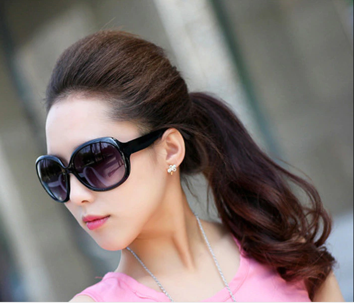 COX Fashion Big Round Frame Lens Ultraviolet Protection Ladies Sunglass