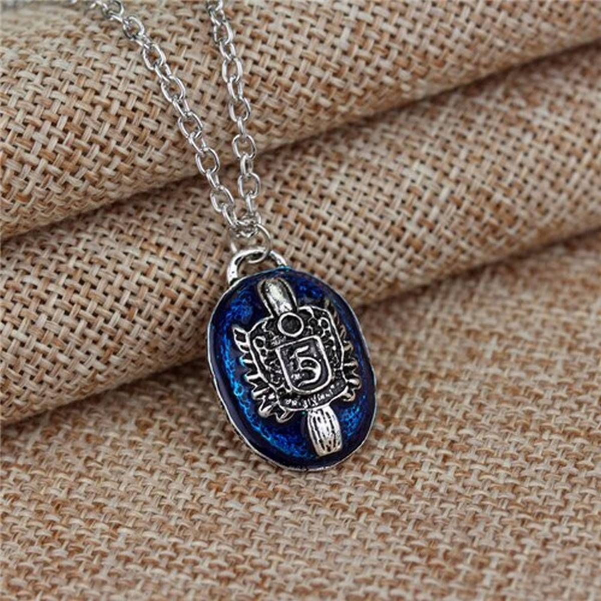 Movie The Vampire Diaries Necklace Elena Gilbert Vervain Romantic Crystal Pendant Necklaces For Women Heart Charm Choker Jewelry