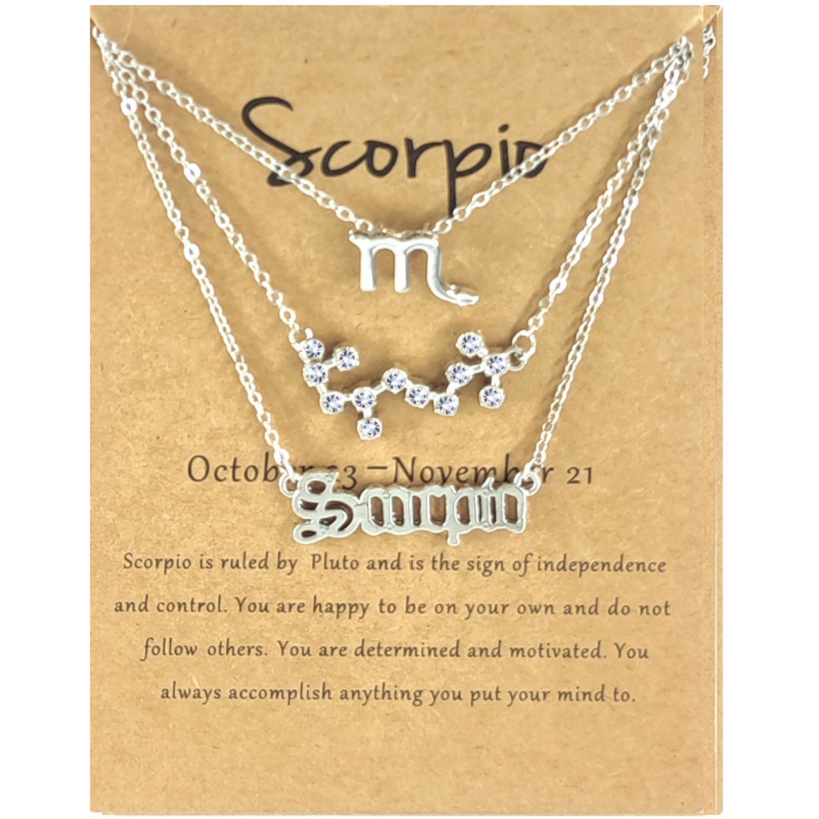 Women Necklaces Rhinestone Shiny Rhinestone Paper Card Necklaces
