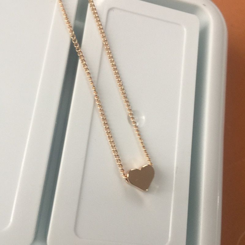 2018 new women choker gold silver star heart chain heart choker necklace kolye bijoux collares mujer Collier femme A49