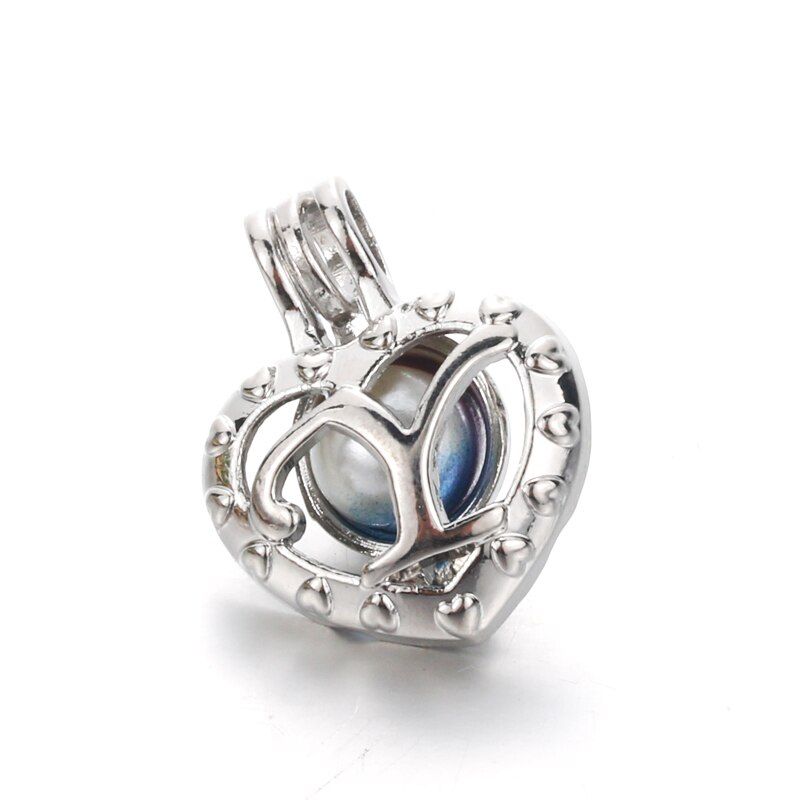 26 Letter Pearl Cage Jewelry Making Bead Cage Pendant necklace Essential Oil Diffuser Locket For Oyster Pearl Fun gifts