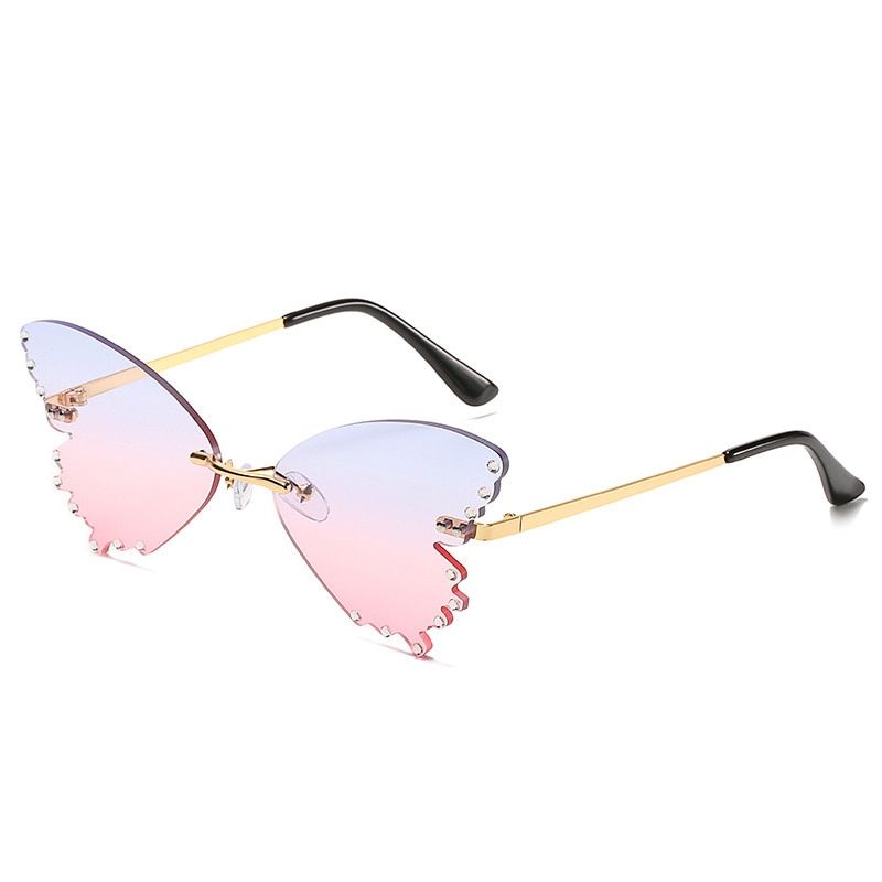 New Trend Sunglasses ins Butterfly Glasses Hot Sunglasses Vintage Female Glasses Design retro de sol masculino CH1