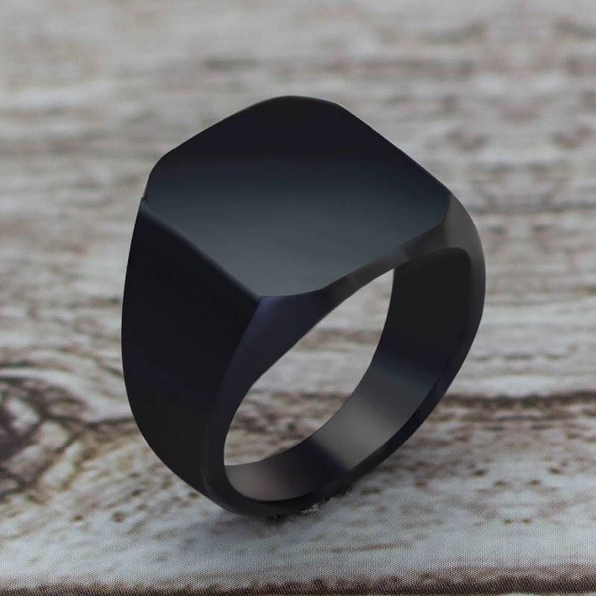 Stainless Steel Rings For Men Fashion Square Finger Ring Mens Jewelry Wedding Party Rings Man Hand Decoration