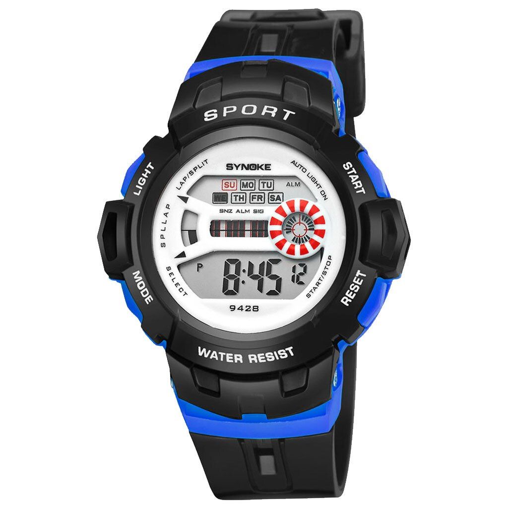 SYNOKE Kids Watches Anti-Shock 3Bar Waterproof Outdoor Sport Children Watches Fashion Digital Watch Relogio Masculino A4