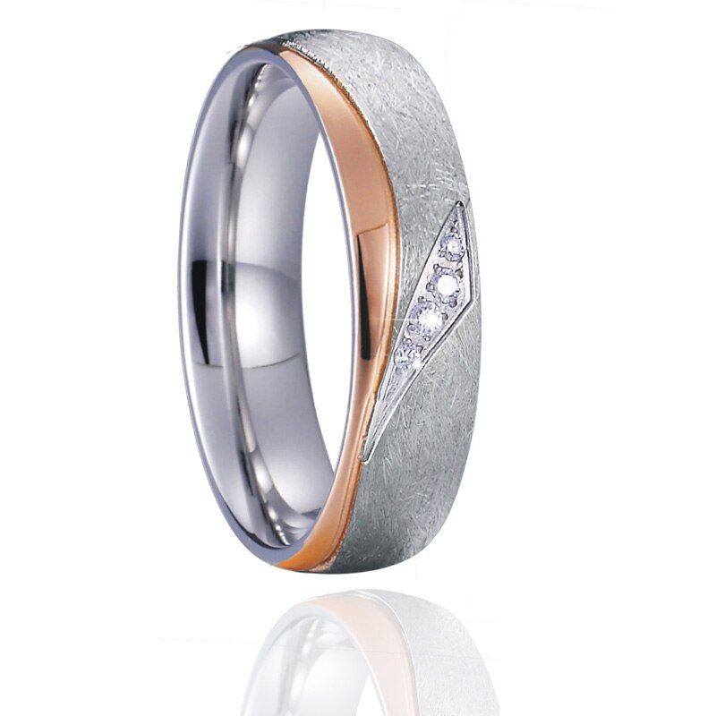 2020  Pure Handmade Alliances his and hers couple marriage Wedding rings set for men and women Stainless steel jewelry