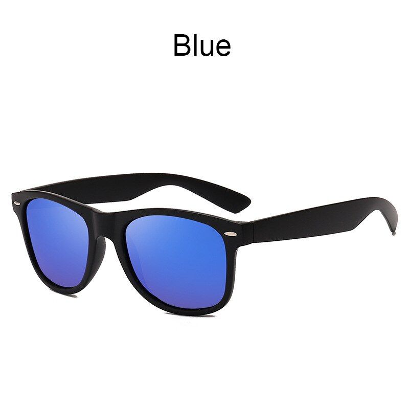 blueHigodoy Vintage Goggle Polarized Sunglasses Men Retro Optical Classic Sun Glasses Sports Colorful Male Sunglass Arrival 2021